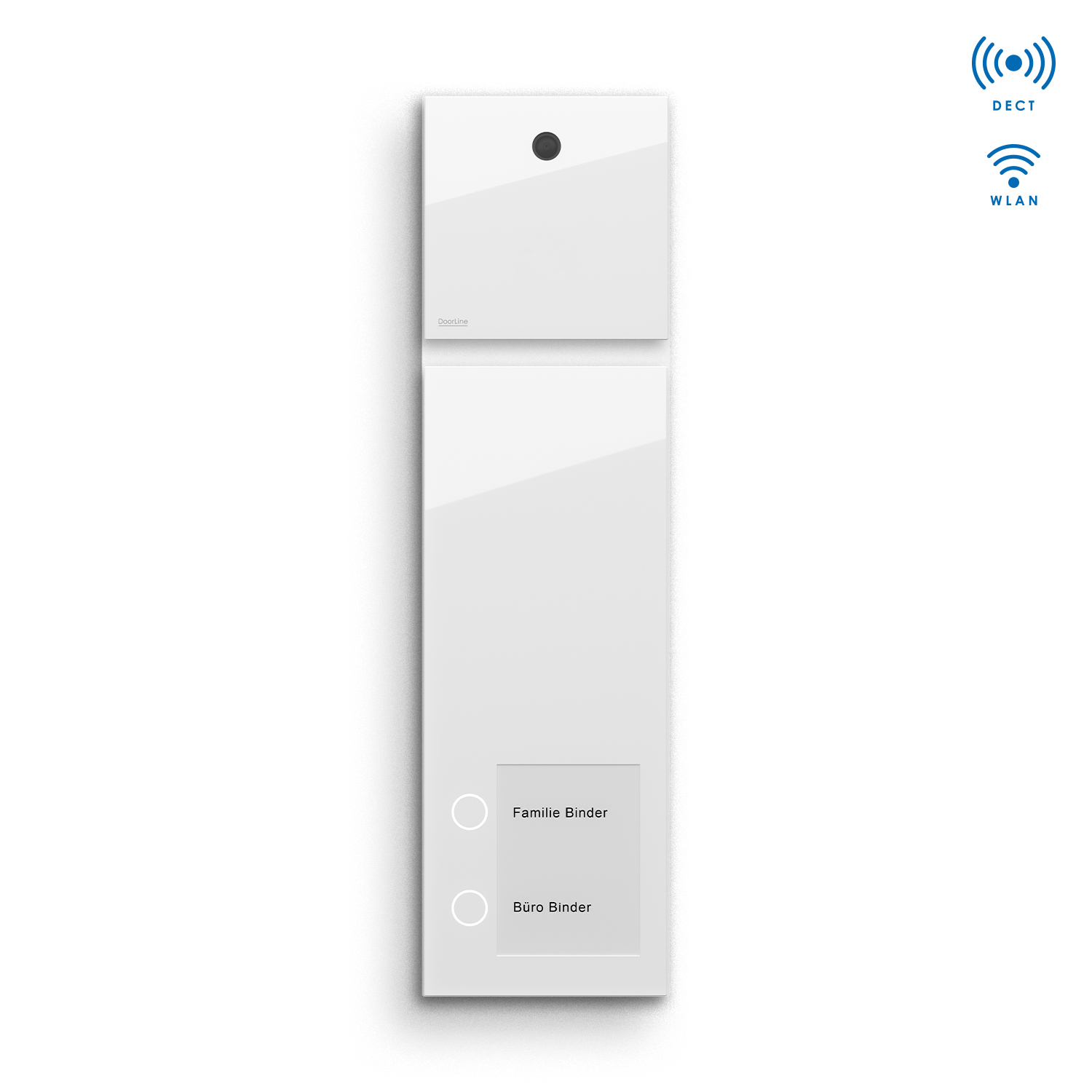 DoorLine Slim DECT + Cam Set - weiß/weiß